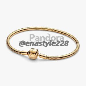 Pandora Barrel Clasp Snake Chain Bracelet